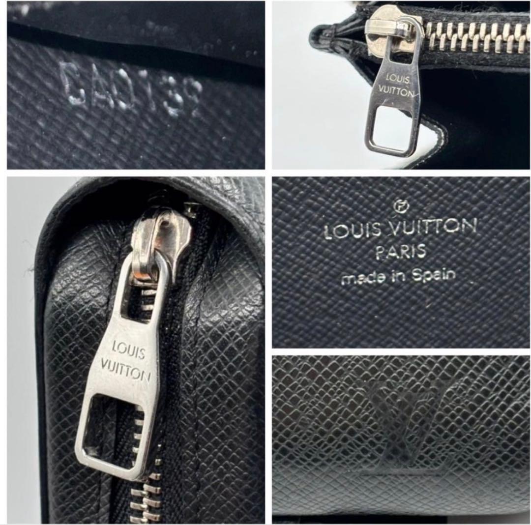 【極美品】綺麗 大容量 ルイヴィトン タイガ ジッピーXL ノワール 黒 長財布