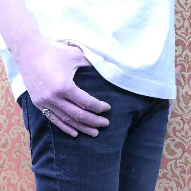 新品 amp japan スカル リング 11号 シルバー925 ピンキーリング