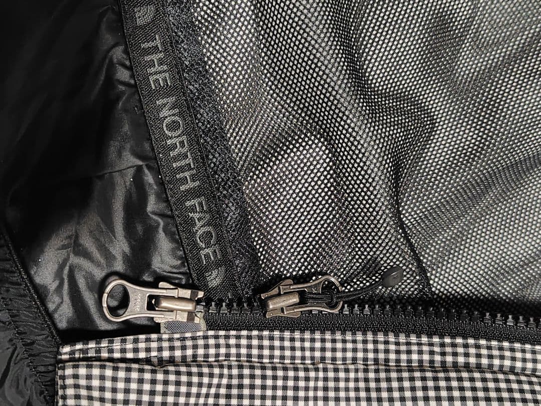 u*6様 ノースフェイスノベルティスクープジャケットチェック柄マウンテンパーカー