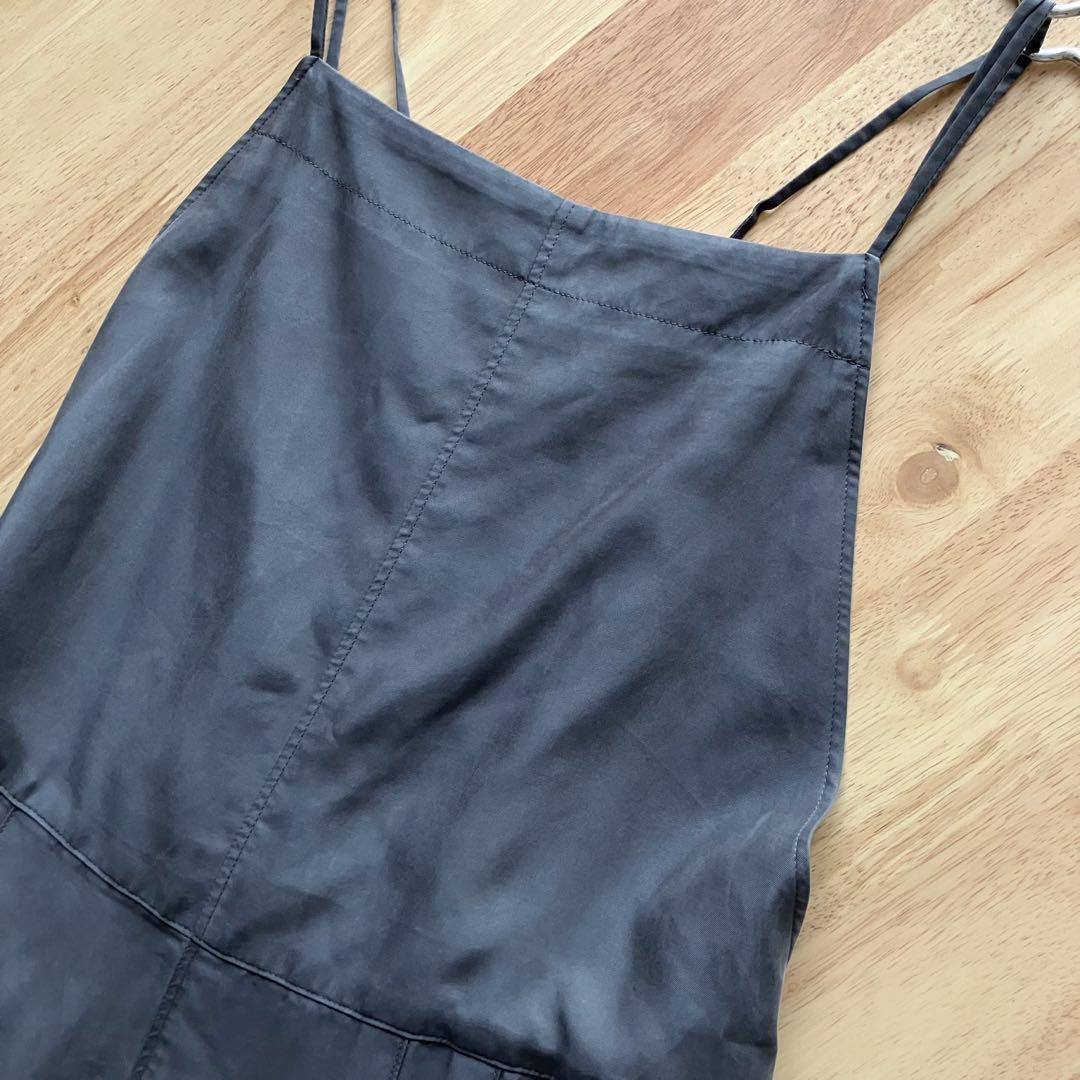 【2024SS】FRAMeWORK キュプラツイルキャミサロペット 36 グレー