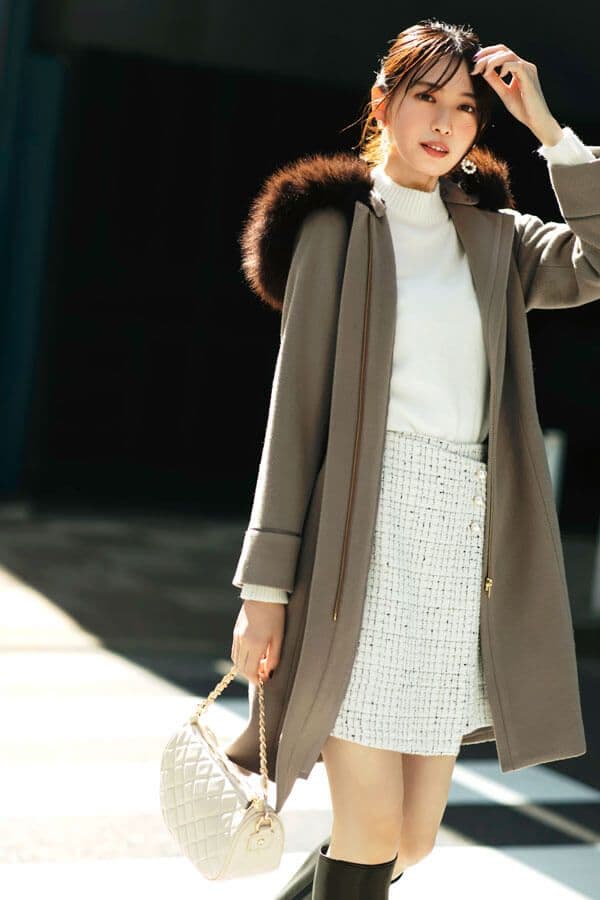 新品レッセパッセ / フード付きジップコート