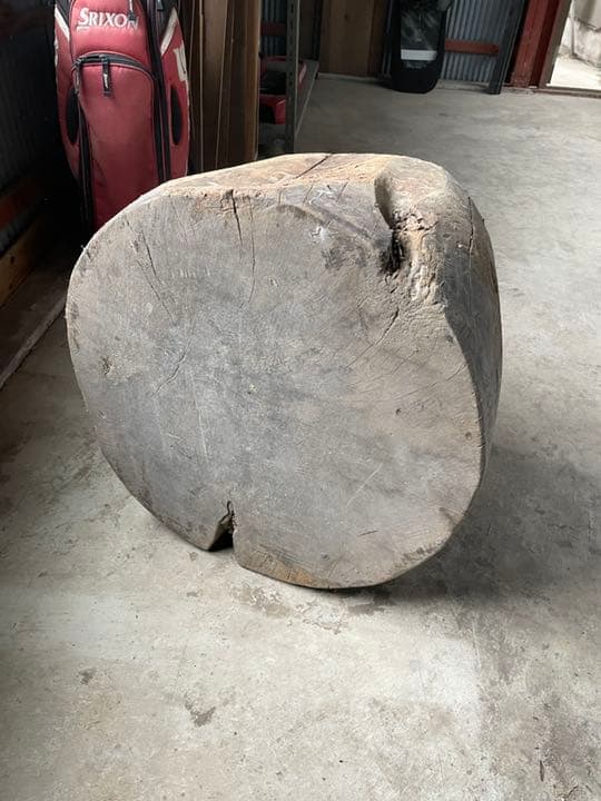 けやき臼　餅つき　ジャンク　中古