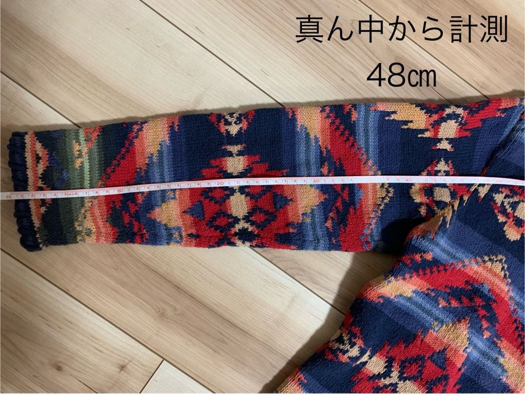 《Ralph Lauren》美品 ラルフローレン ハンドメイドニットMサイズ