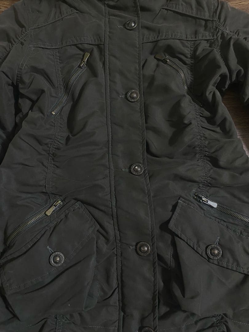 平成ギャルY2Kファーミリタリージャケットarchive グランジ森ガール裏ボア