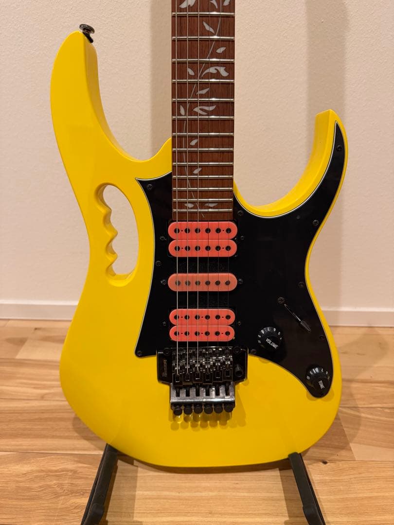 【超美品】Ibanez Steve Vai JEM-JR SP Yellow