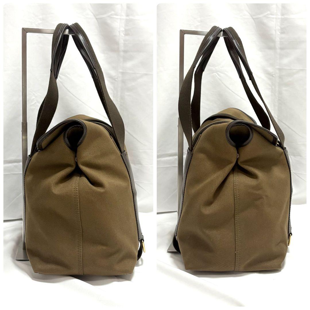 美品✨ ハンティングワールド ロゴプレート トートバッグ 西口修平 レザー A4