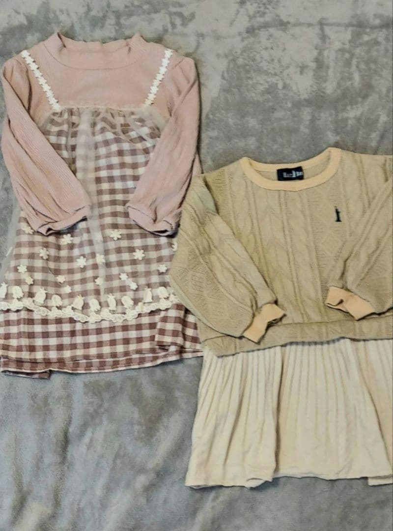 【ナチュラル系】女の子服 まとめ売り キッズ ワンピース 100 ～110