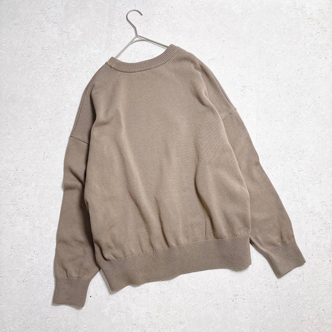 2025年モデル★　エブリデイアイライク　コットンニットプルオーバー キャメル