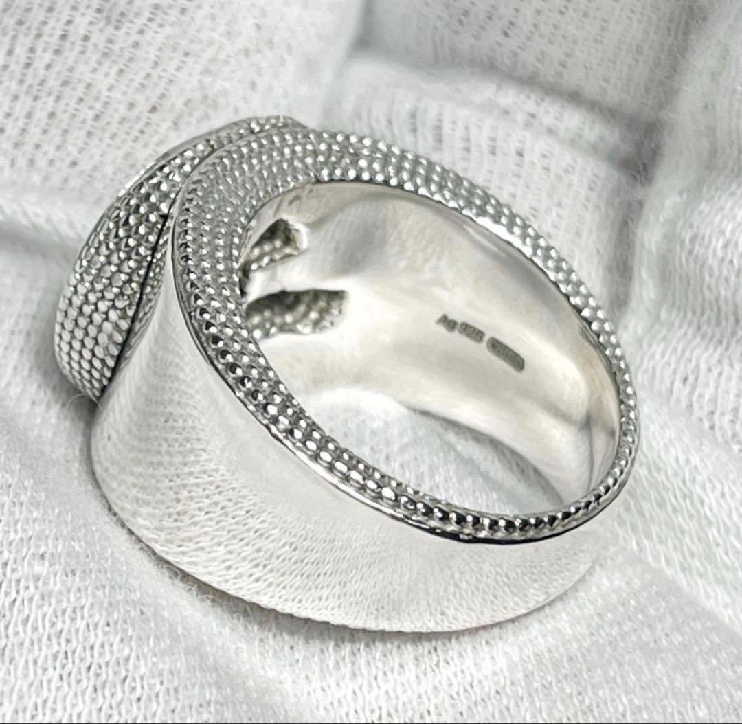 美品　GUCCI 指輪　GGワイドリング　18号