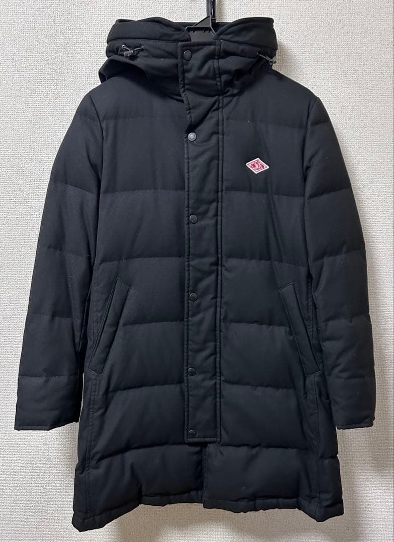 【2月末で取り下げ予定】DANTON　ビームス別注　ロングダウンコート　黒
