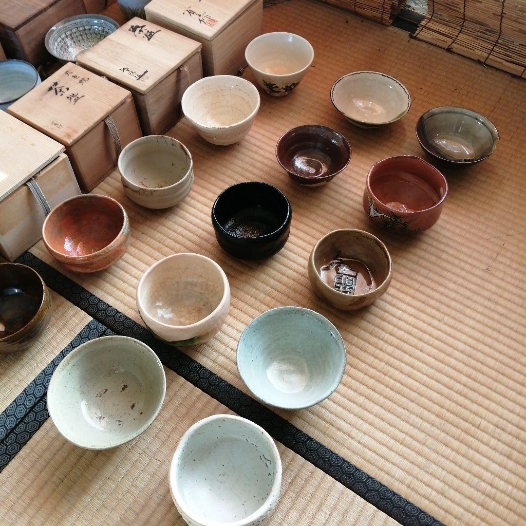 茶碗　20個まとめ売り　七佐　朱泥茶碗など