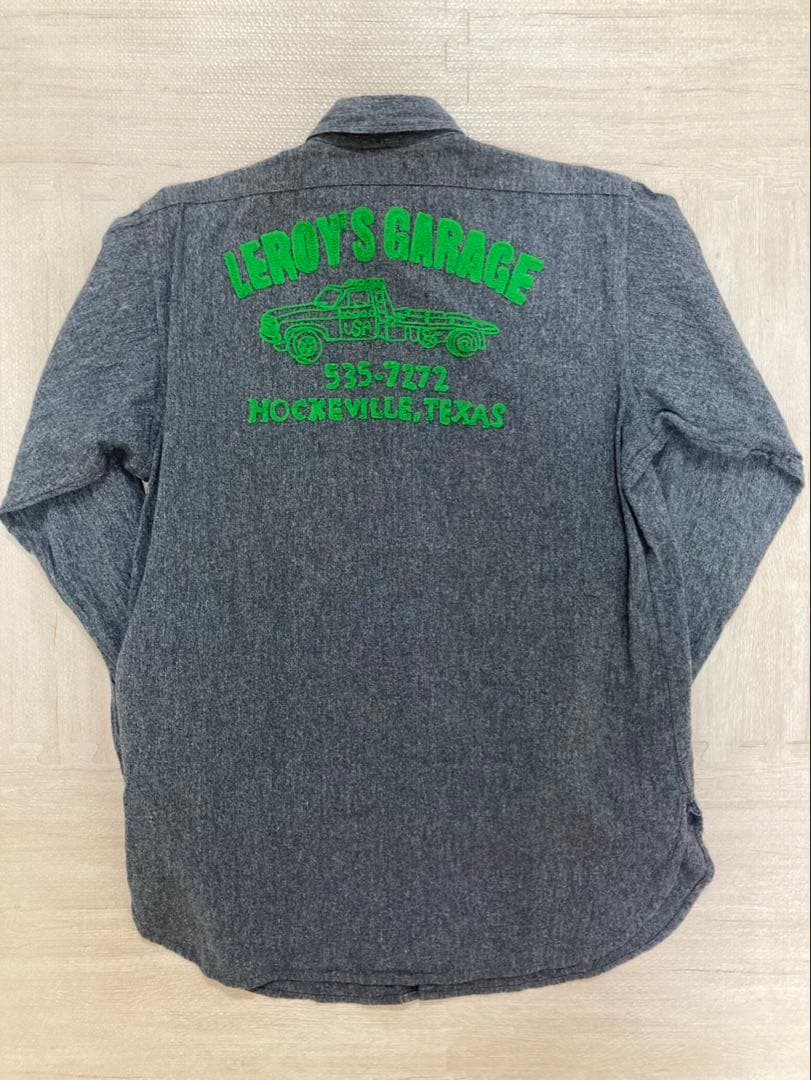 60s BIGMAC ブラックシャンブレーシャツ 黒シャン ヴィンテージ