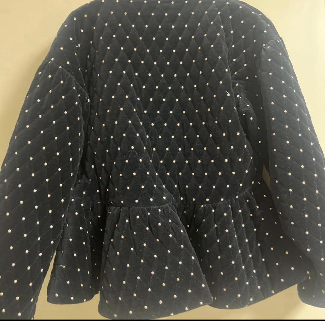 Bibiy ペプラムカーディガン