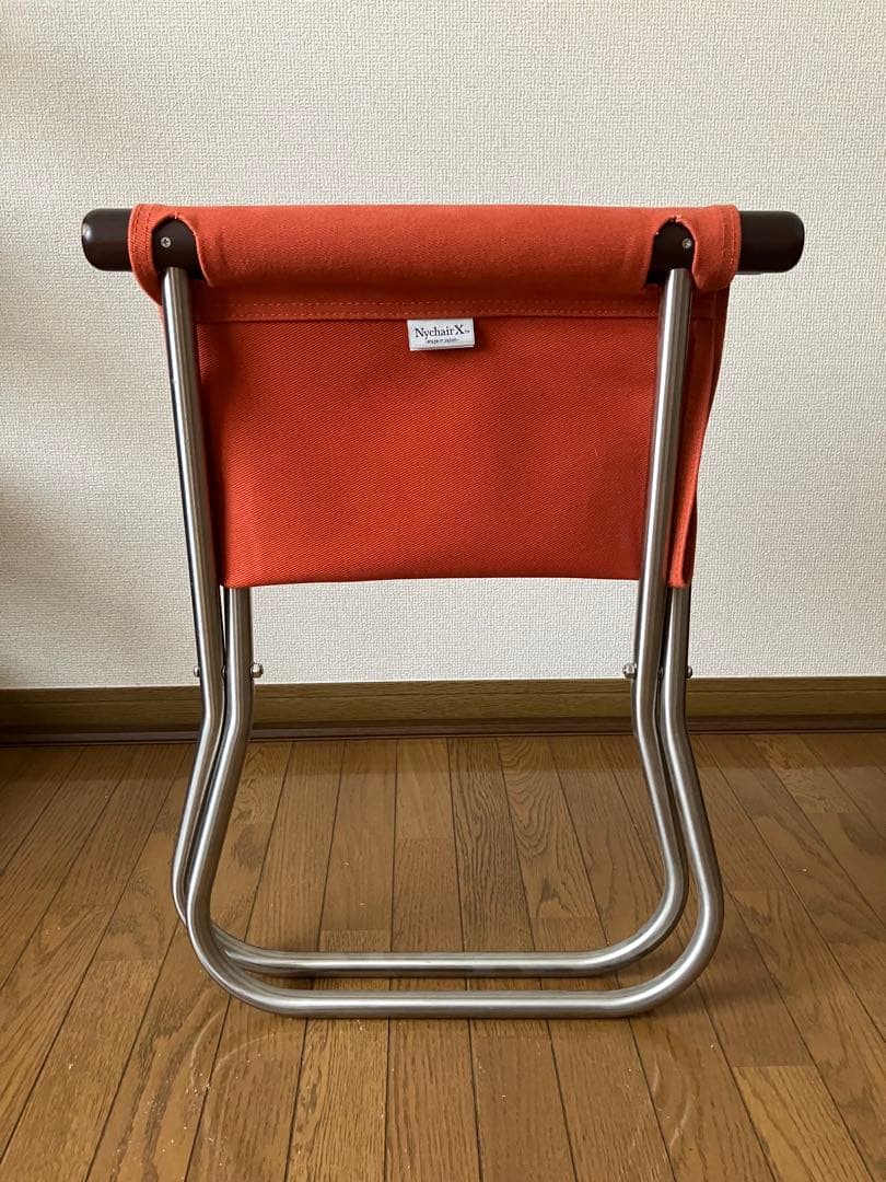 ニーチェアエックス（Nychair X）　オットマン　レンガ×ダークブラウン