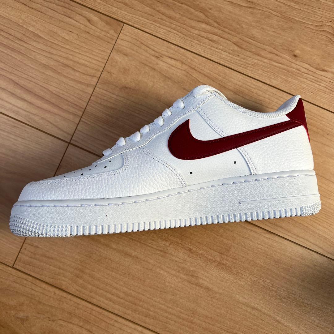 T*I様 Nike Air Force 1 '07 ホワイト/チームレッド 27
