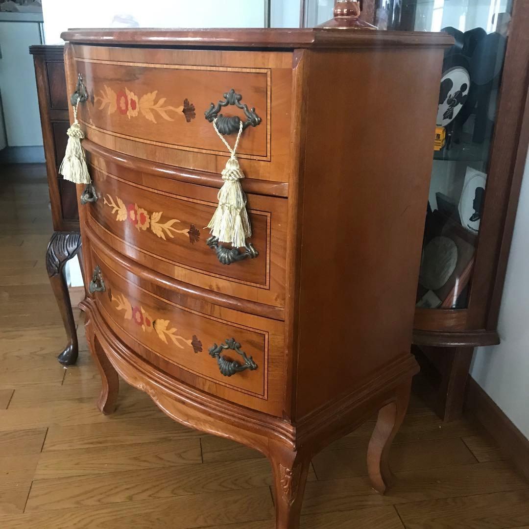 お値下げ　アンティーク　猫脚　チェスト