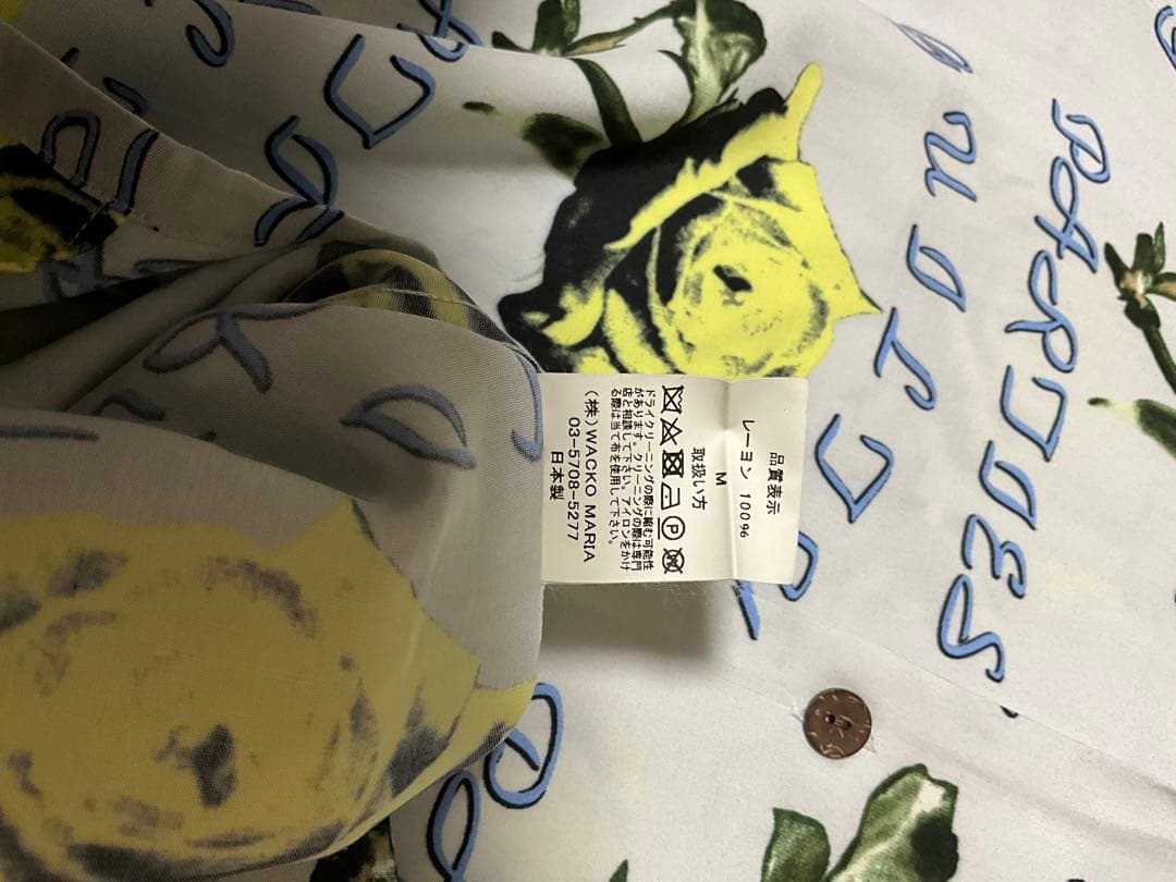 WACKO MARIA ワコマリア　22SS 薔薇　アロハシャツ