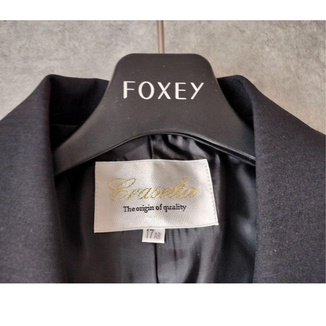 新品タグ付 Craselia 17号 大きいサイズ 黒 パンツスーツ