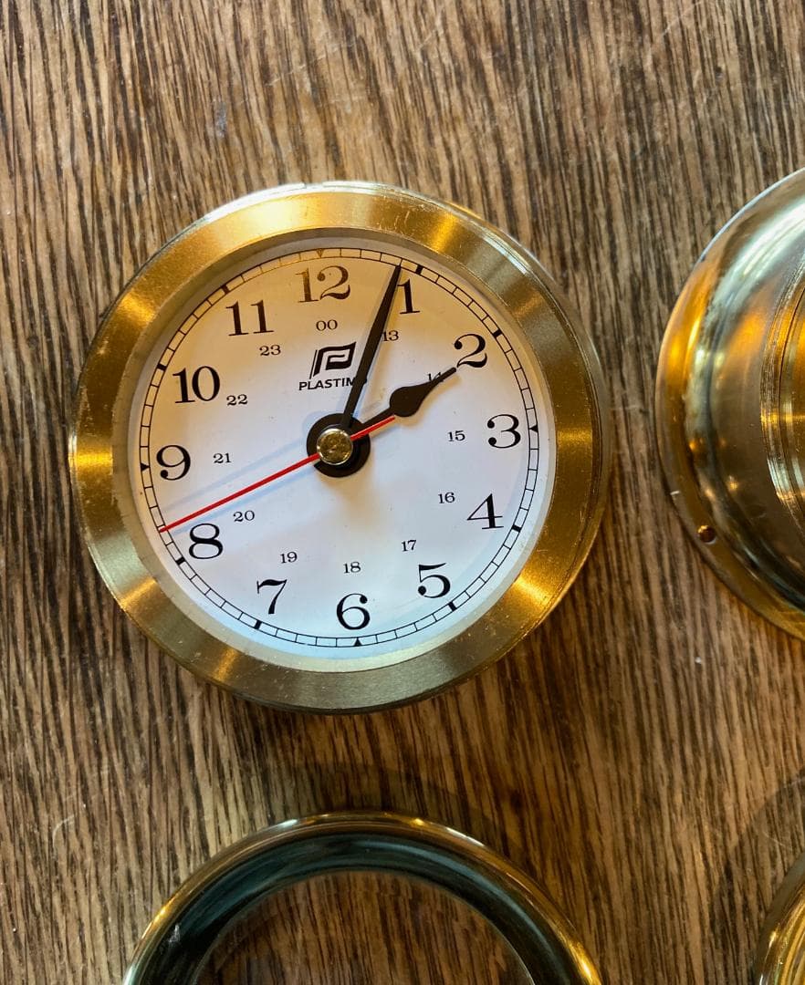 値下げ　PLASTIMO マリンクロック　バロメーター　　プラスチモ　ジャンク品