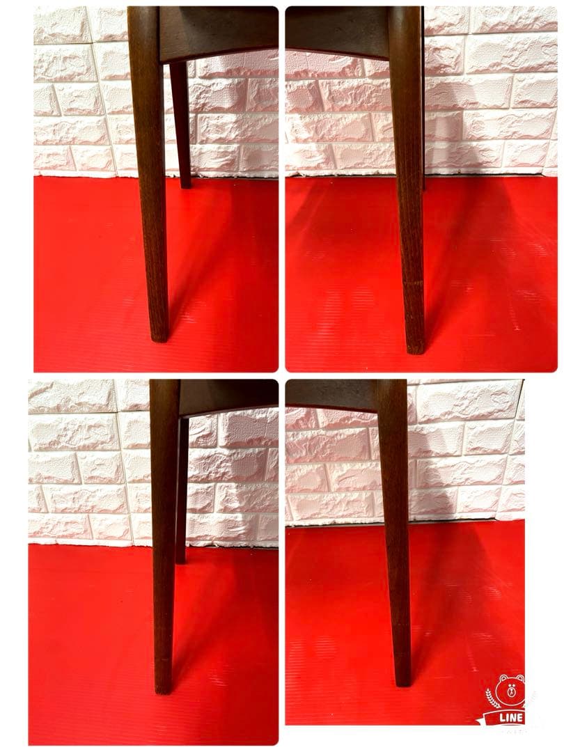 秋田木工 IDC大塚 No.202 剣持勇 スタッキングスツール 黒 PVC