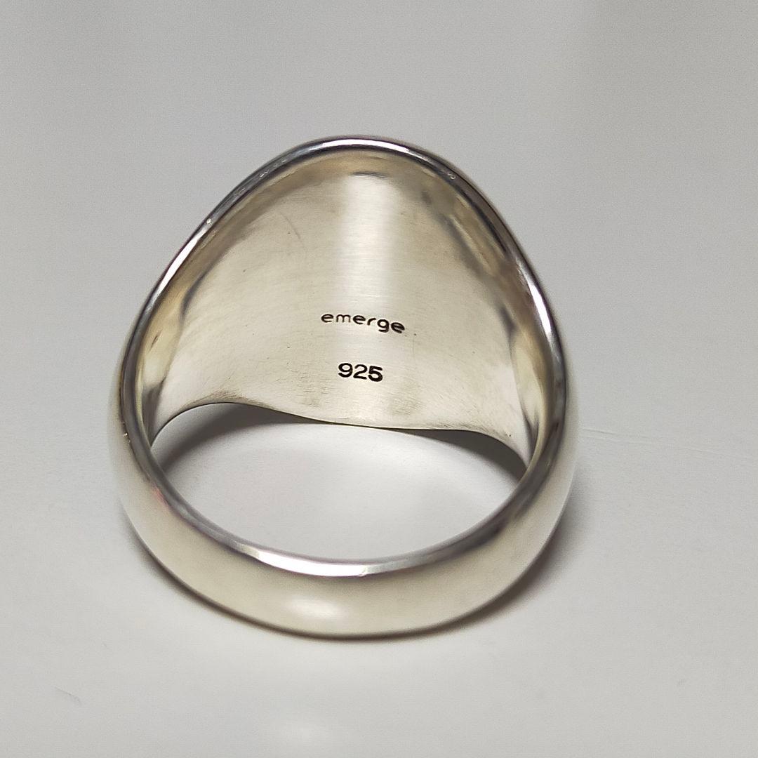 emerge エマージュ シグネットリング L 印台 指輪 SeR-38 925
