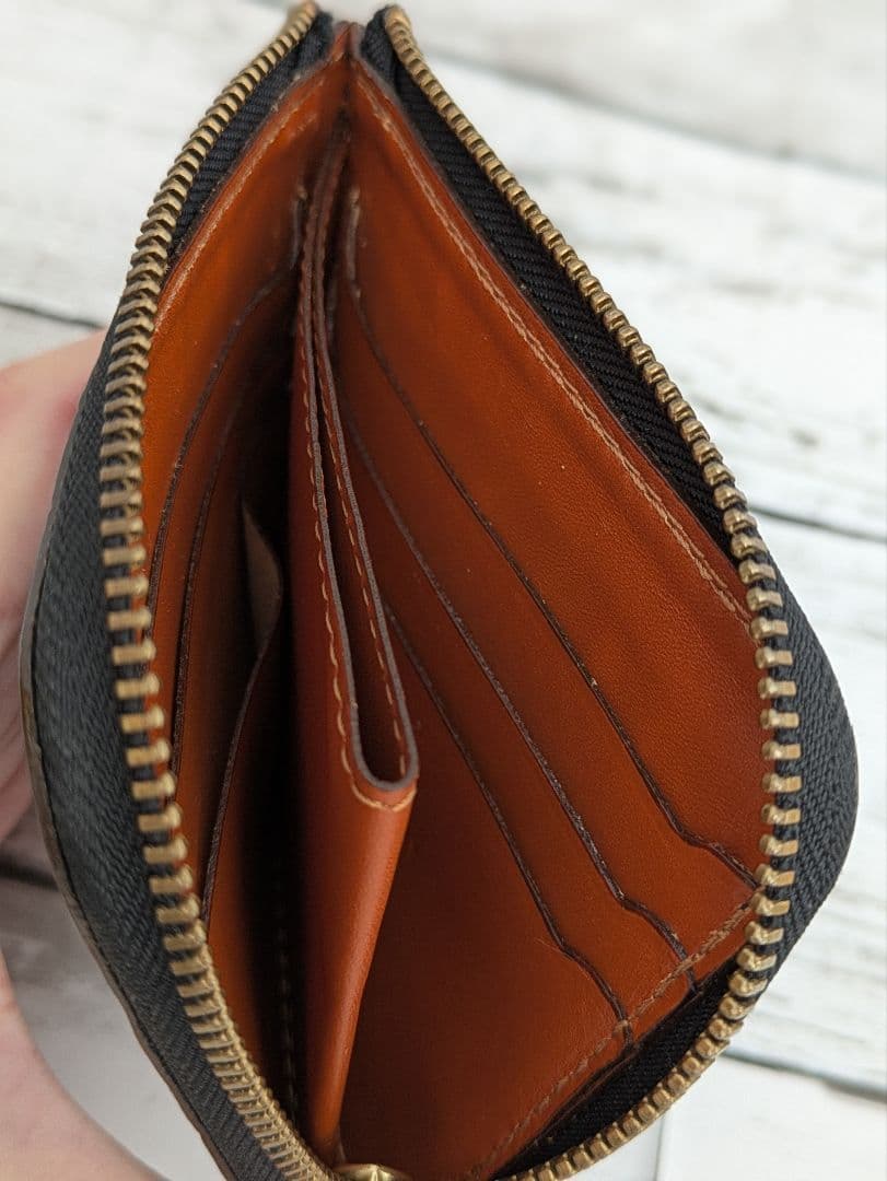 FELISI ミニ財布 ケース クロコ ブラック