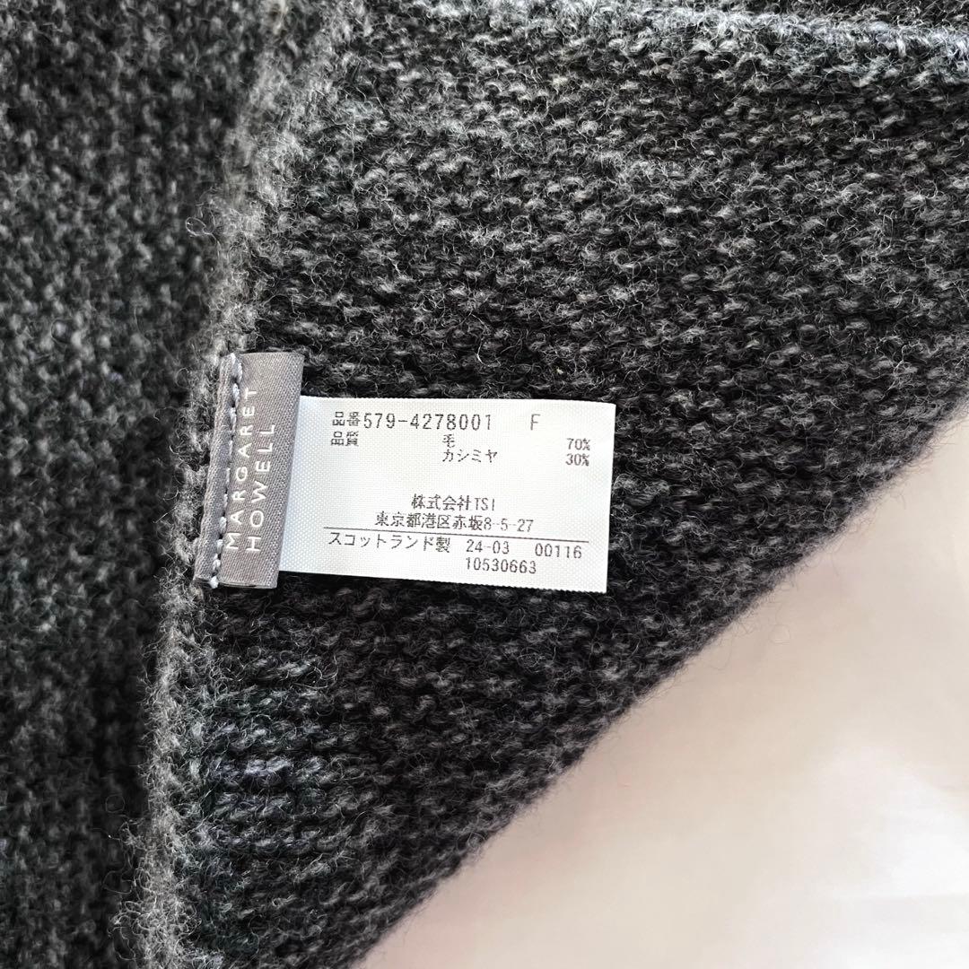 小物 MARGARET HOWELL MERINO CASHMERE STOLE