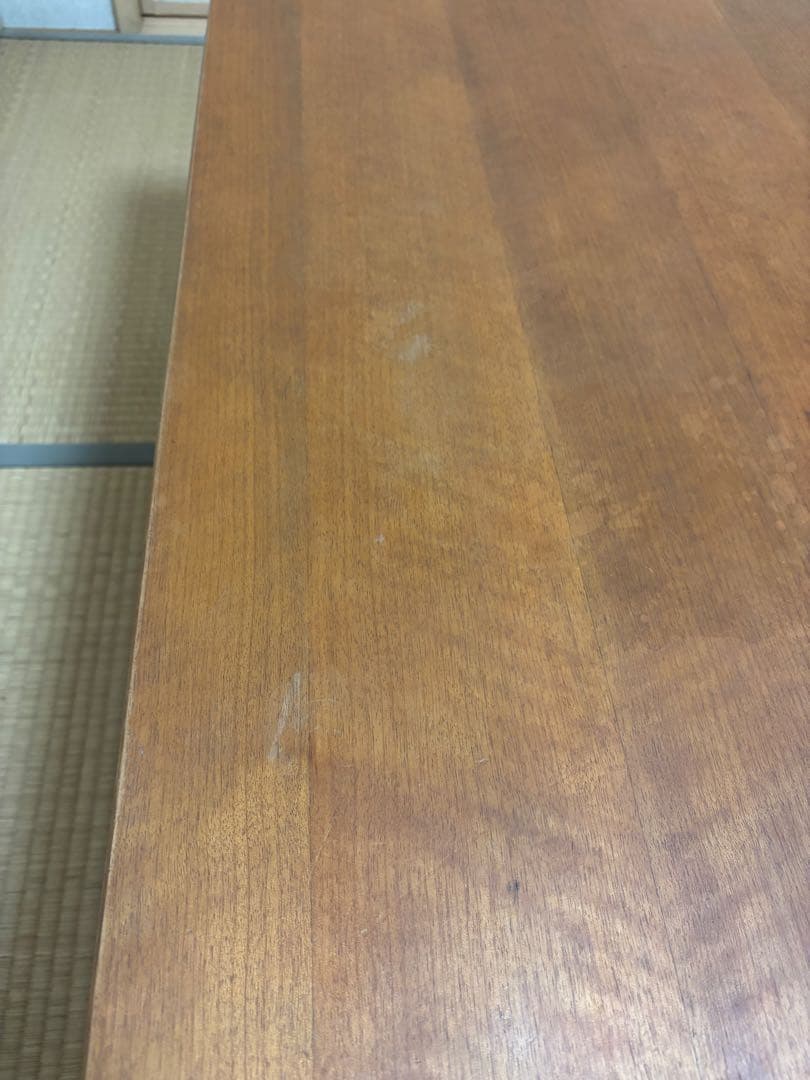 木製センターテーブル 茶色