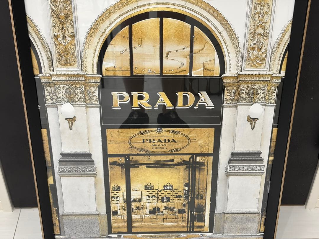 フランフラン PRADA プラダ 額入り ポスター アートボード 現状品