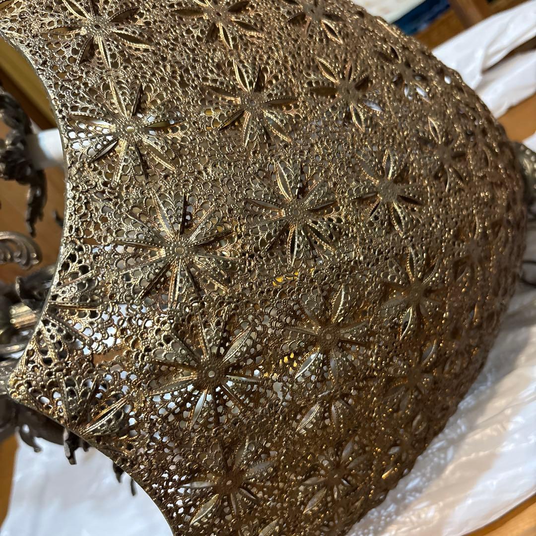 ヴィンテージ モロッコハンドメイド クラシック照明 ゴールド