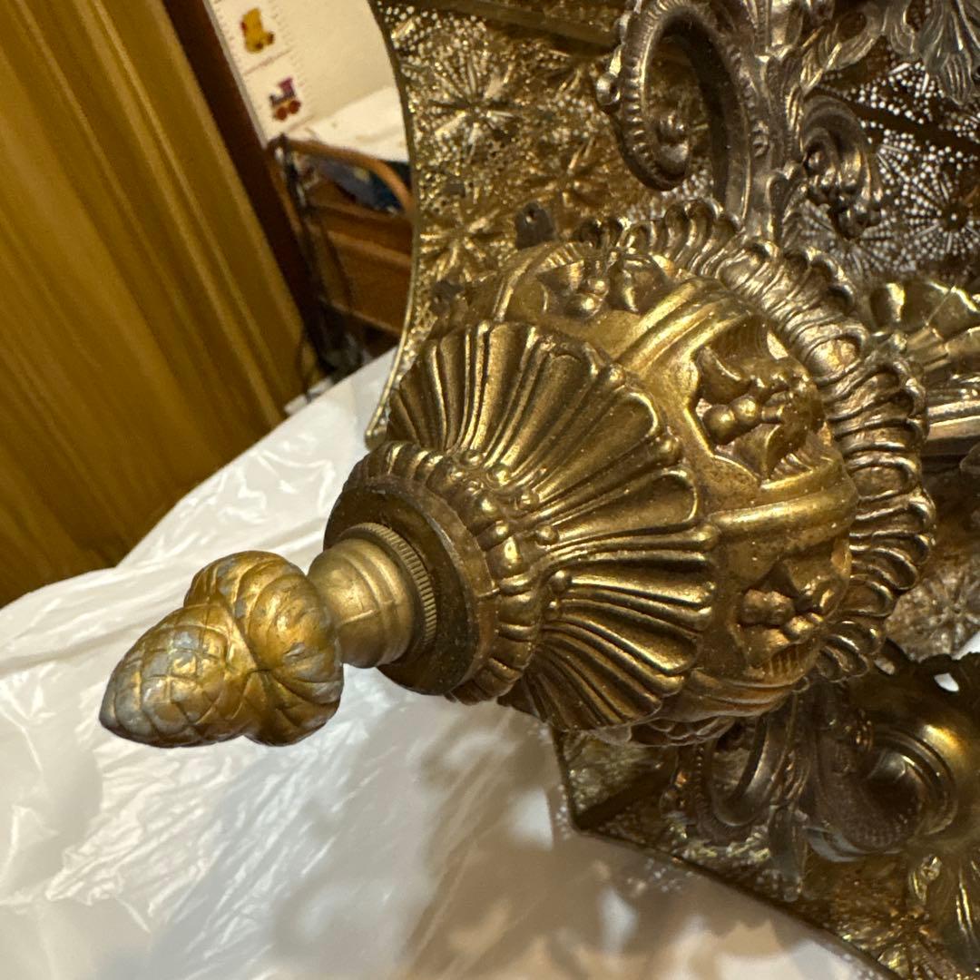 ヴィンテージ モロッコハンドメイド クラシック照明 ゴールド