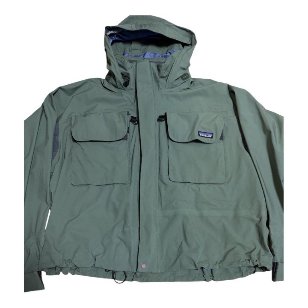で*よ様 00s patagonia sst jacket XLサイズ　セージグ
