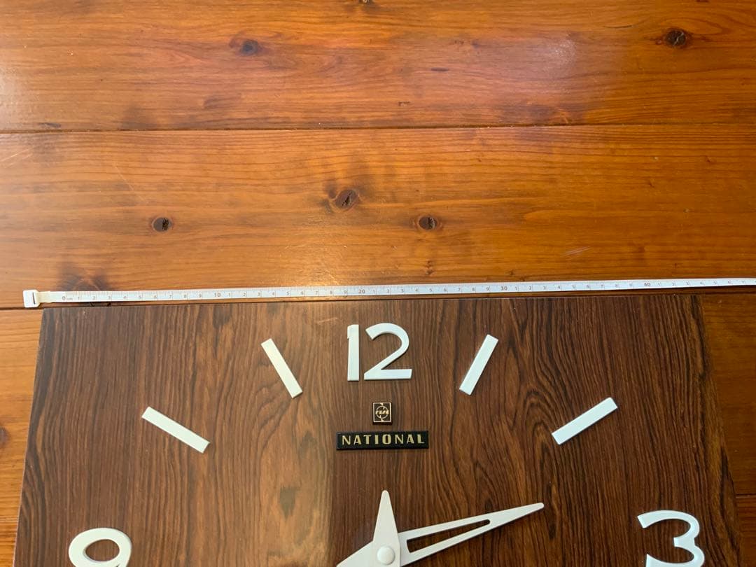 ナショナル　壁時計　掛け時計　クロック　アンティーク　昭和レトロ　インテリア