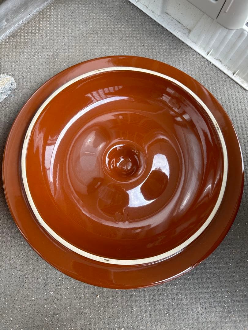 丸かめ　(蓋つき)　10号