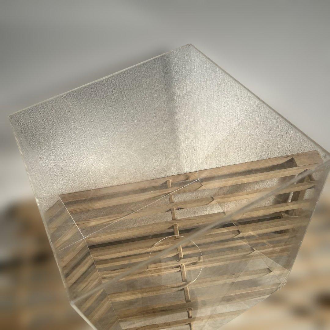 透明アクリル　抽選箱