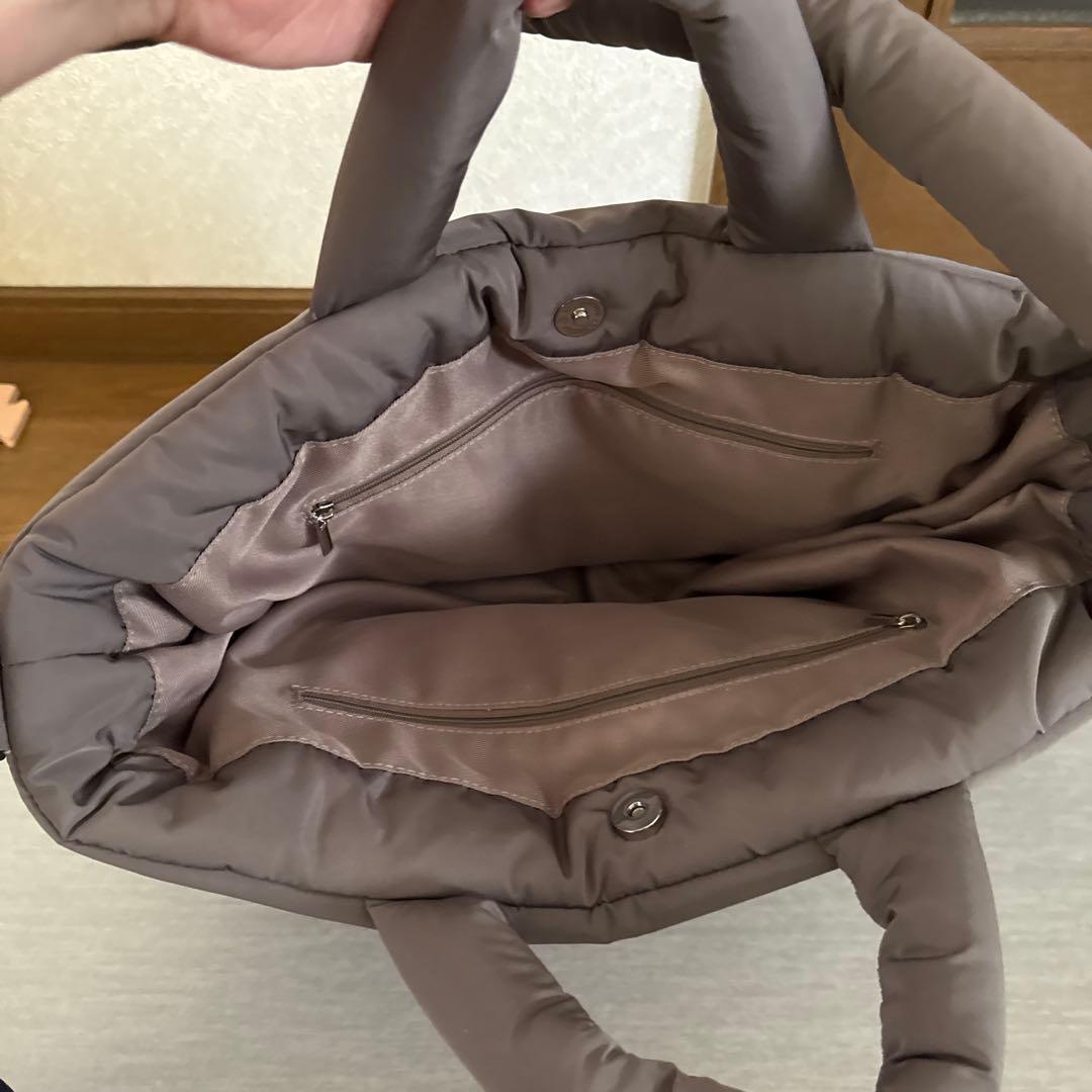 nnn！MAMU Malti puffer bag グレー