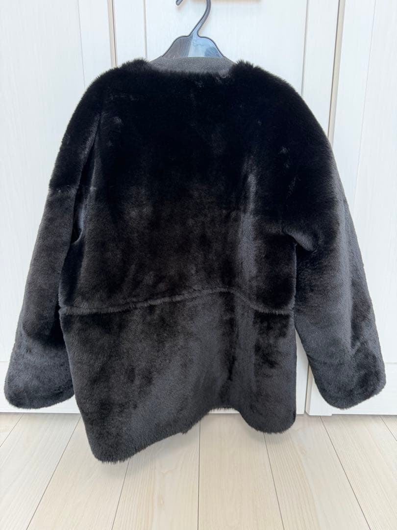 MACPHEEフェイクムートン リバーシブルショートコート