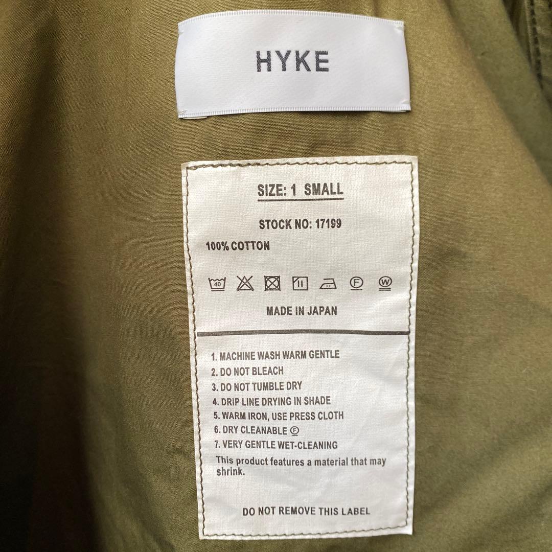 HYKE 2019SS ミリタリージャケット　カーキ