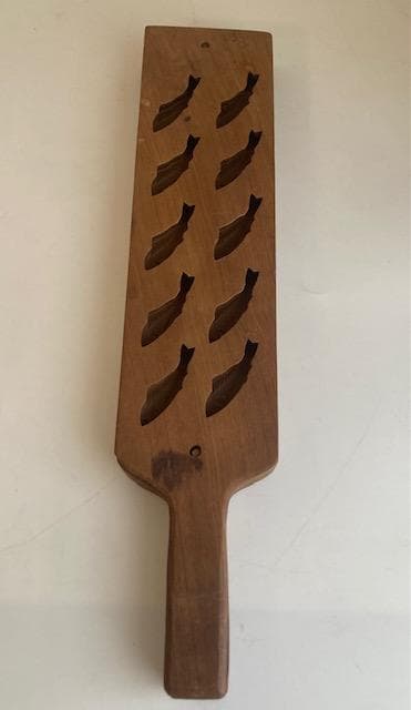 古道具　木型　干菓子　魚　鮎？
