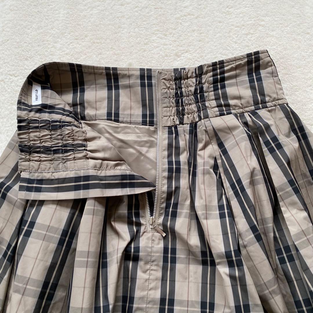 石原さとみさん着用　FRAY I.D タフタロングスカート　チェック