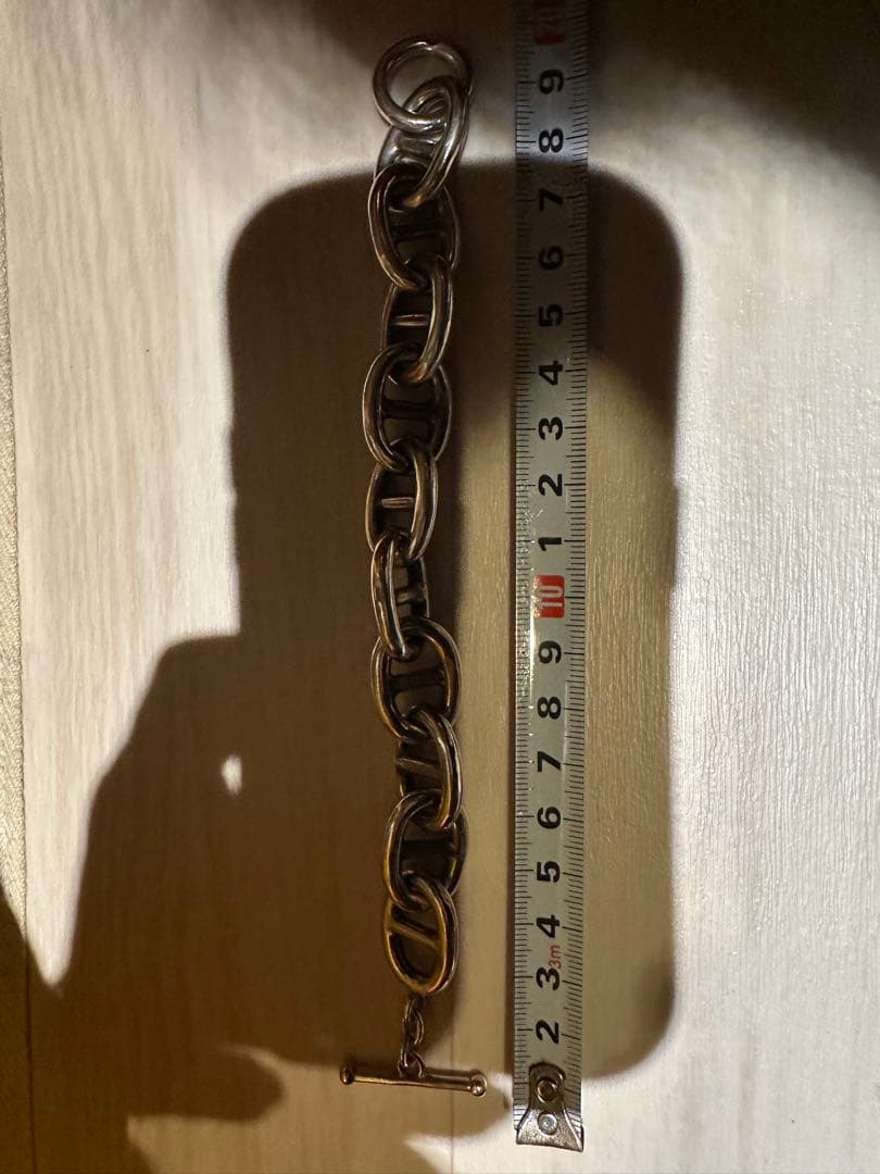 古*間様 ブレスレット　ヴィンテージ　シルバー925 イタリア製　シェーヌダンク