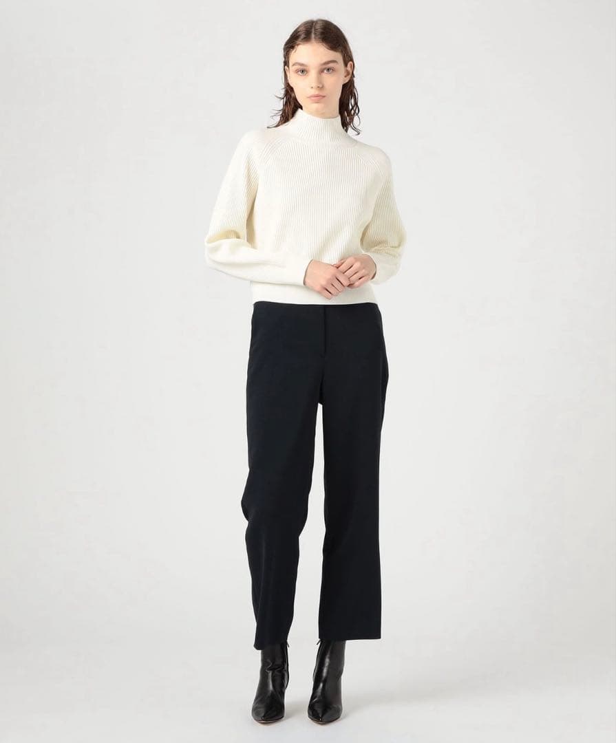 リンクスリブライト ビルドネックプルオーバー ハイネックニット トゥモローランド