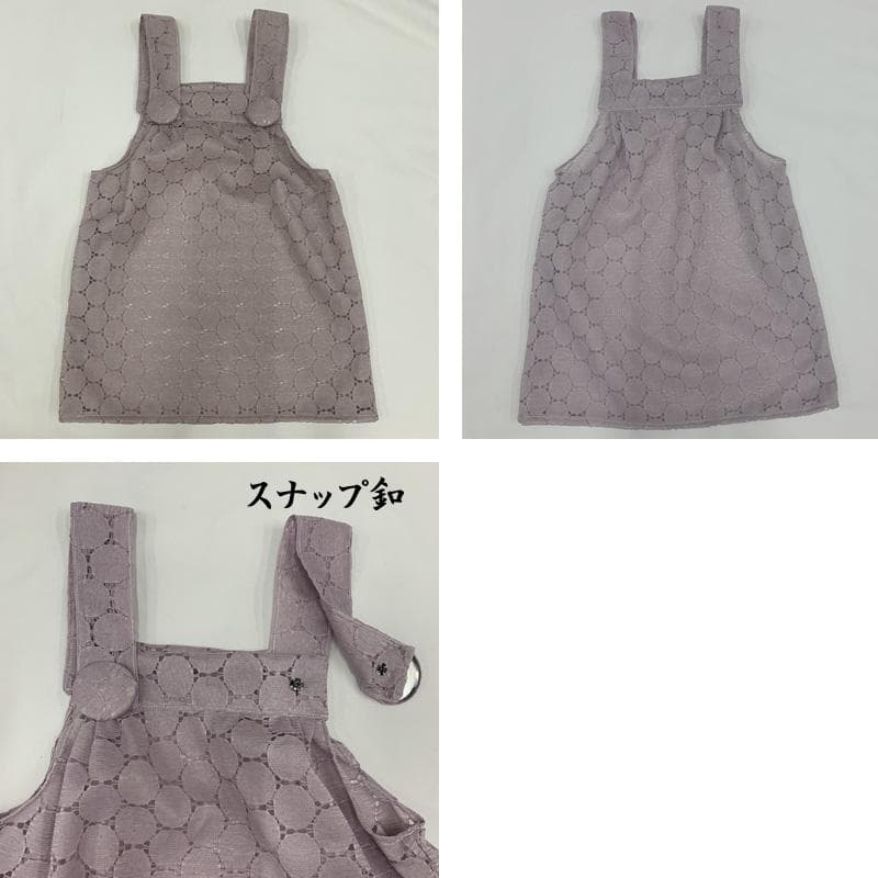 511ag68□七五三 小柄三歳 女児 アンティーク 単衣着物&被布ワンピース□