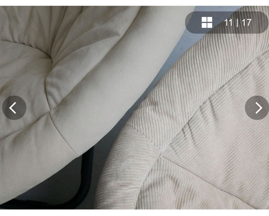 【Comore Sun】2way フォールディングチェア グレー ひなたライフ