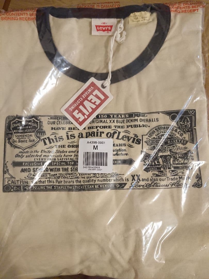 LVC 1970'S リンガーTシャツ ブラック M