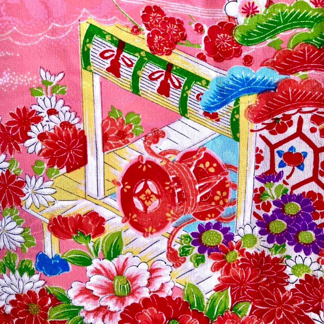 アンティーク 女の子 子供着物 七五三 アンティーク着物 NO4