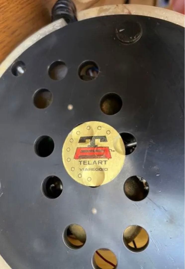 アンティーク電話機　ダイヤル式　TELART VIREGGIO 大理石