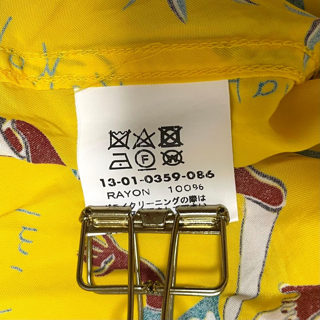 別注 BEAMS サンサーフ ハワイアンセーラーシャツ 雷門