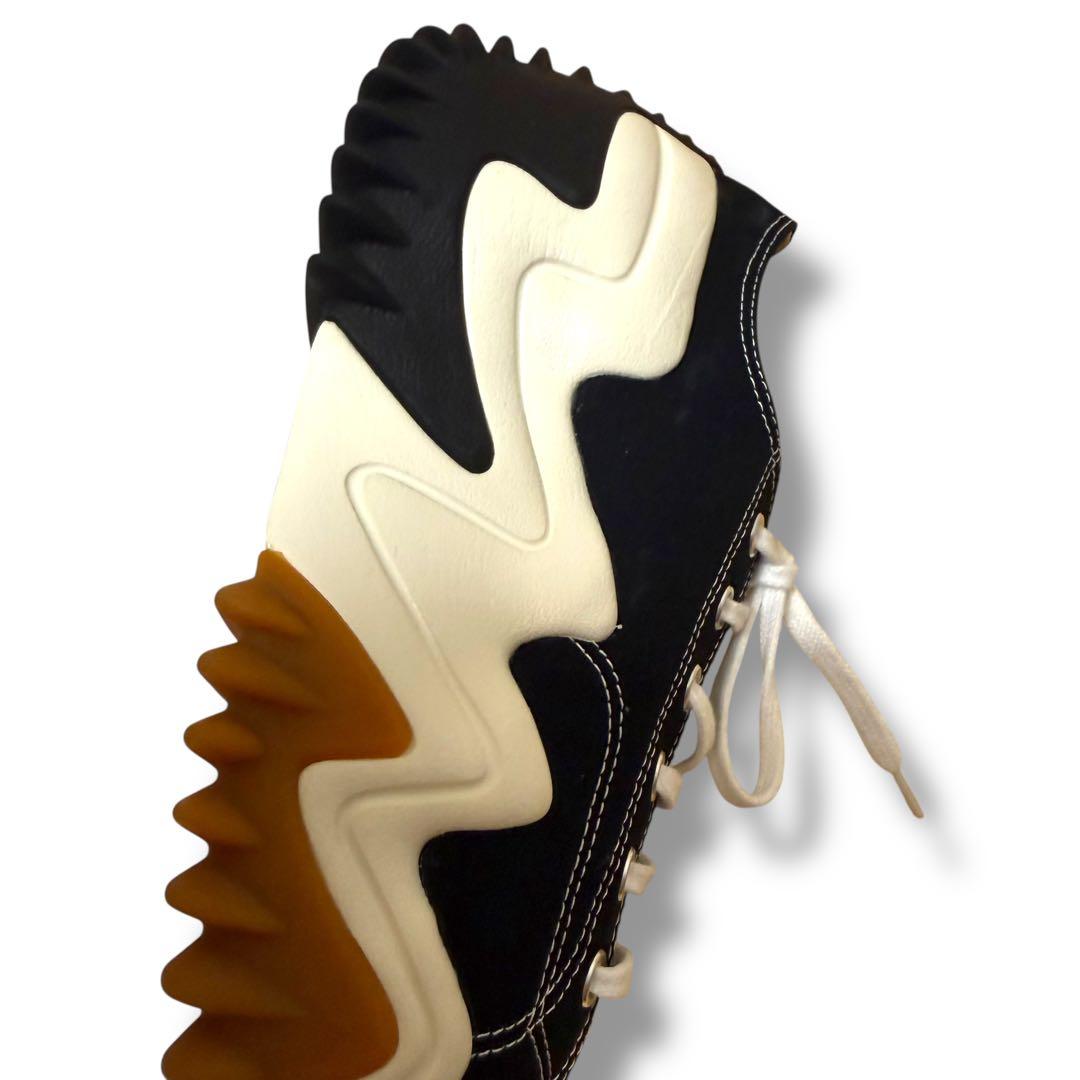 【ほぼ新品】韓国　コンバース ランスター モーション OX 28cm 黒 厚底