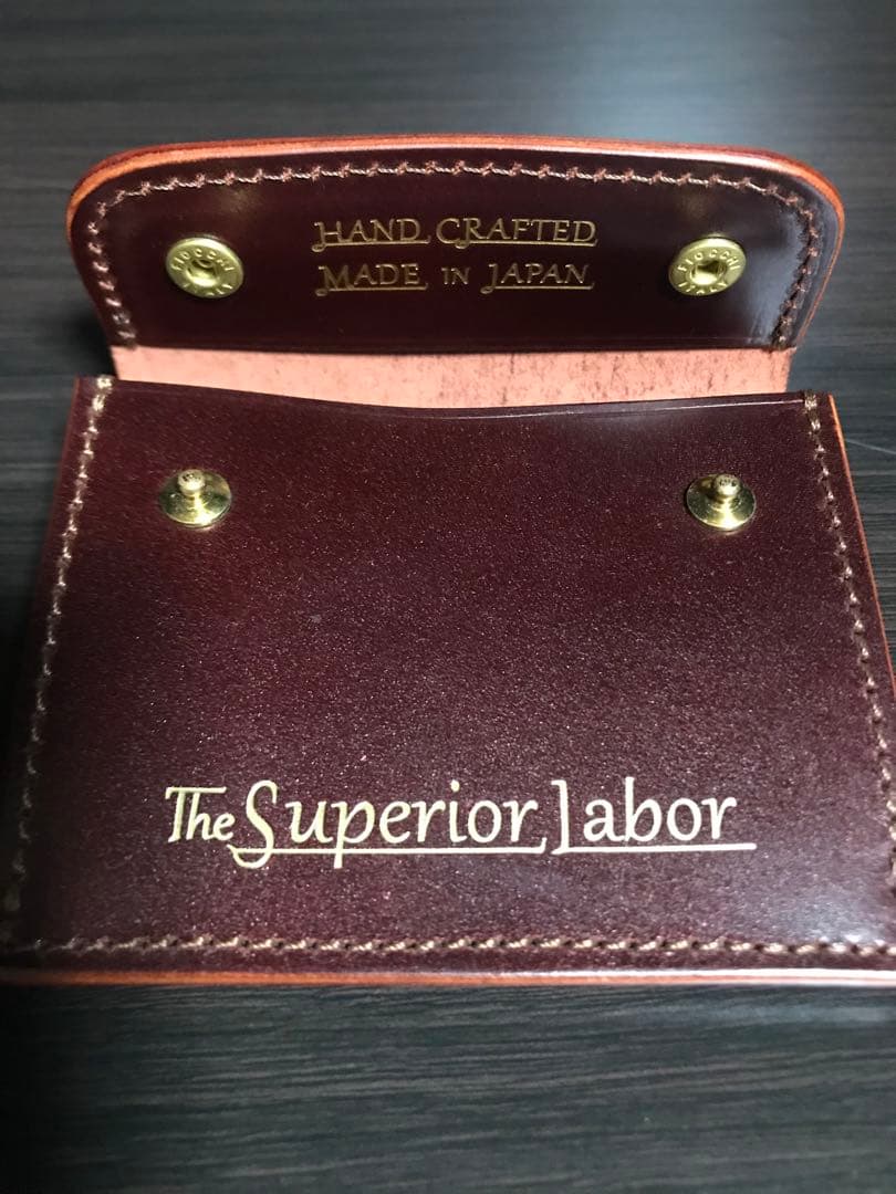 未使用　The Superior Laborコードバン 小銭入れ SL227